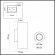 Настенный светильник IP20 LED GU10 2*7W 220V TRAVERTINO HIGHTECH ODL24 179 ODEON LIGHT 6625/2W, схема товара