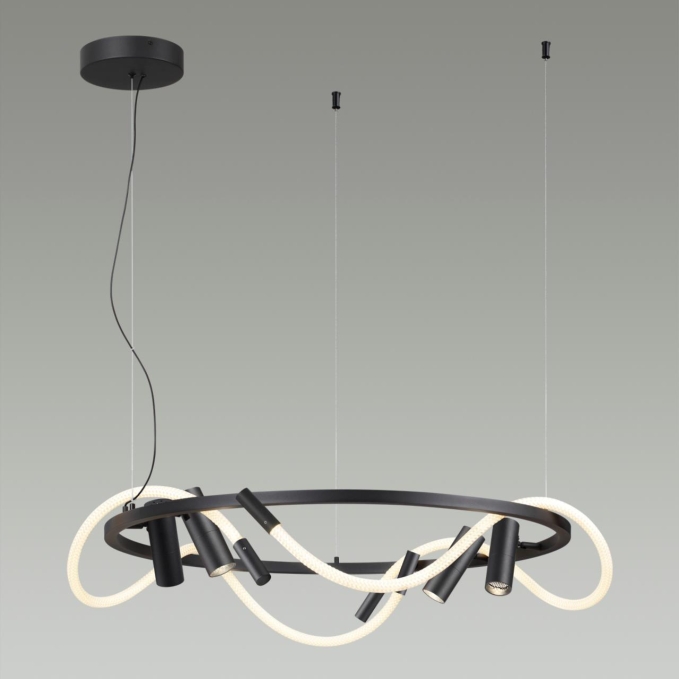 Подвесной светильник с раздельн. вкл IP20 LED 50W 2020Лм 4000K CORDA HIGHTECH ODL24 299 ODEON LIGHT 4391/55L, фото на цветном фоне 1 Подвесной светильник с раздельн. вкл IP20 LED 50W 2020Лм 4000K CORDA HIGHTECH ODL24 299 ODEON LIGHT 4391/55L, фото на цветном фоне 1