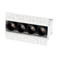 Светильник MS-ORIENT-BUILT-TRIMLESS-TC-S38x127-10W Warm3000 (WH-BK, 30 deg, 230V), Arlight, 031924