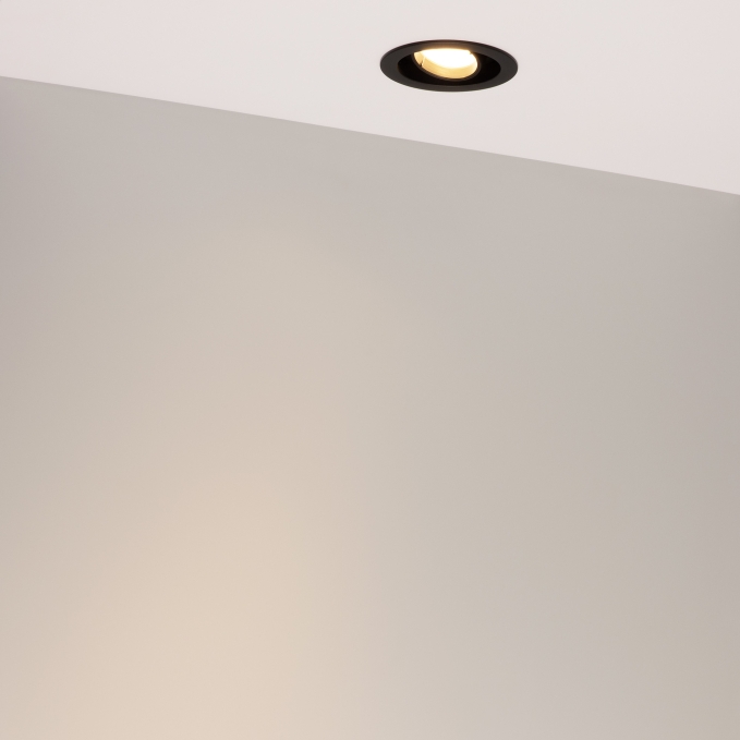 Светильник MS-VORTEX-BUILT-R90-12W Warm3000 (BK-BK, 40 deg, 230V), Arlight, 043481, изображение 4 Светильник MS-VORTEX-BUILT-R90-12W Warm3000 (BK-BK, 40 deg, 230V), Arlight, 043481, изображение 4