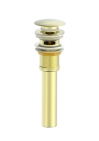 Донный клапан для раковины Wonzon & Woghand WW-88SS03-BG золото брашированный Донный клапан для раковины Wonzon & Woghand WW-88SS03-BG золото брашированный