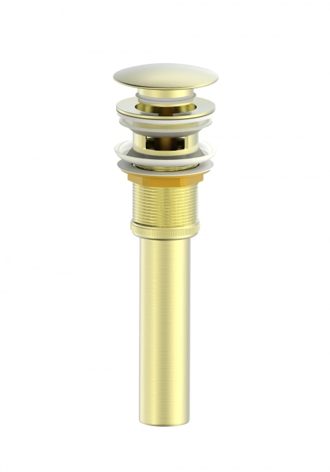 Донный клапан для раковины Wonzon & Woghand WW-88SS03-BG золото брашированный Донный клапан для раковины Wonzon & Woghand WW-88SS03-BG золото брашированный