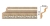 Карниз, плинтус потолочный Decomaster 148B-59 ДМ, 45x30x2400 мм