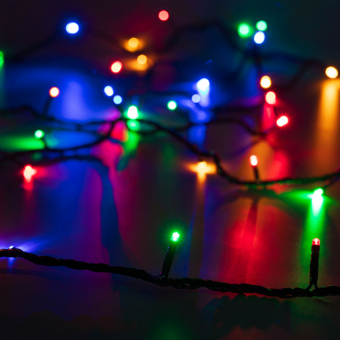 Светодиодная гирлянда ARD-STRING-HOME-5000-GREEN-50LED-LIVE RGB (230V, 3.5W), Arlight, 025778, изображение 1 Светодиодная гирлянда ARD-STRING-HOME-5000-GREEN-50LED-LIVE RGB (230V, 3.5W), Arlight, 025778, изображение 1