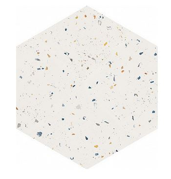Керамогранит DNA Terrazzo White Colours 32x36.8, 123385 Керамогранит DNA Terrazzo White Colours 32x36.8, 123385