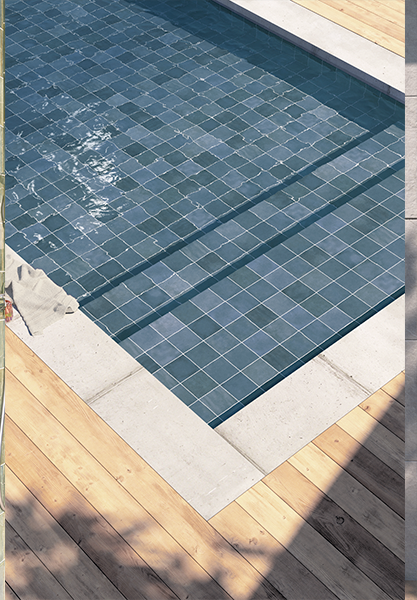 Керамогранит Equipe Spa&Pools Colonial Blue 15x15, 31565