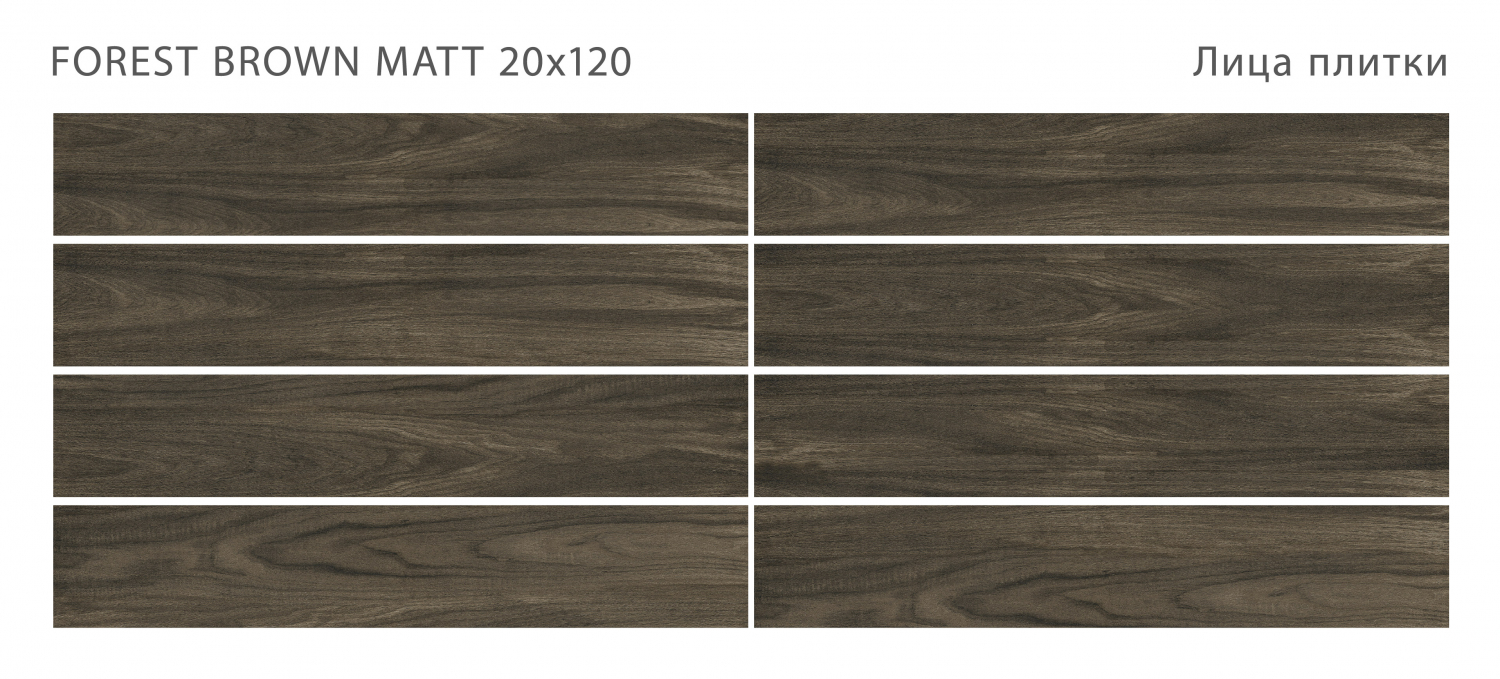 Керамогранит Starowood Forest Brown Matt 20x120 Керамогранит Starowood Forest Brown Matt 20x120