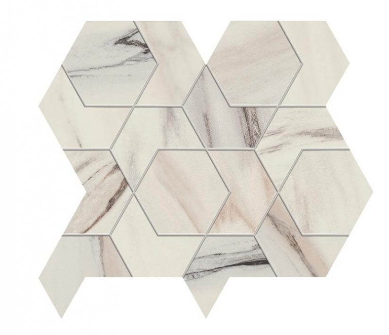 Мозаика Atlas Concorde Marvel Dream Bianco F. HEX 25.4x29.6, AOVY