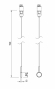 Держатель трека ART-APRIORI-HOLDER-HANG-TUBE-L1500 (BK), Arlight, 049321, изображение 3