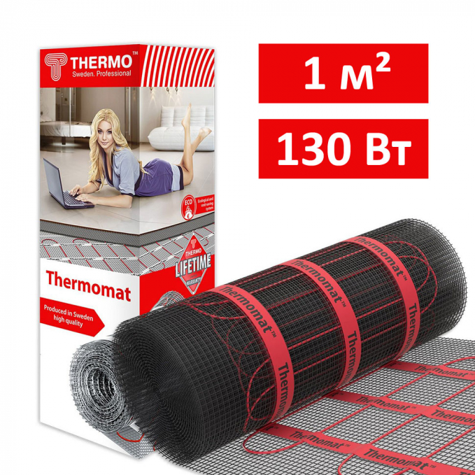 Теплый пол Thermo Thermomat TVK-130 - 1 м.кв.