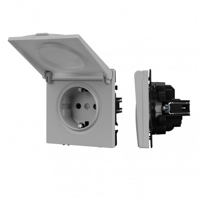 Механизм розетки влагозащищённый SCT-NOBE-MCP-SFPL-IS (230V, 16A), Arlight, 059441, изображение 1 Механизм розетки влагозащищённый SCT-NOBE-MCP-SFPL-IS (230V, 16A), Arlight, 059441, изображение 1