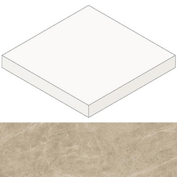 Ступень Atlas Concorde Marvel Edge Elegant Sable Scalino Angolare 33x33, AFCW Ступень Atlas Concorde Marvel Edge Elegant Sable Scalino Angolare 33x33, AFCW