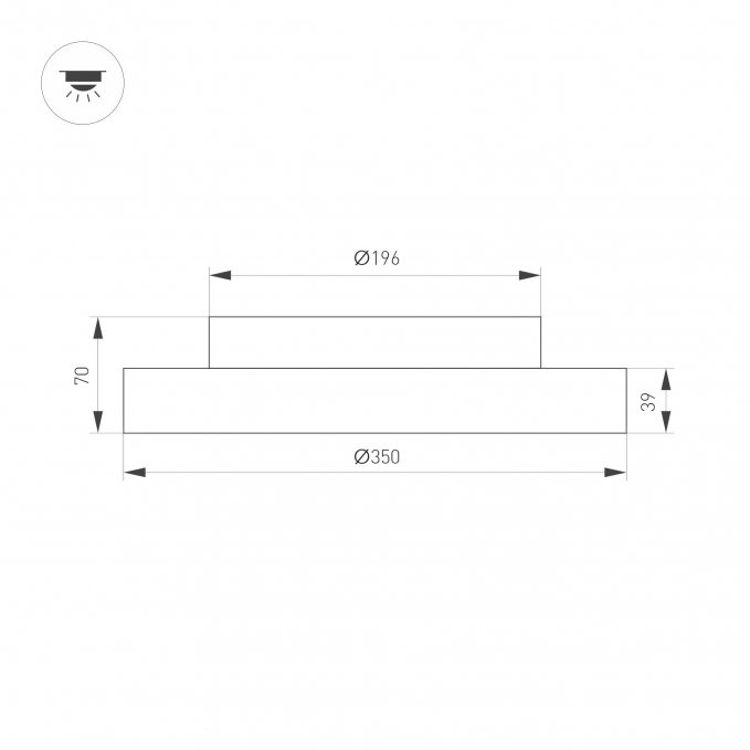 Светильник SP-ESTELY-R350-30W Warm3300-MIX (BK, 80 deg, 230V, TRIAC), Arlight, 054794, изображение 5 Светильник SP-ESTELY-R350-30W Warm3300-MIX (BK, 80 deg, 230V, TRIAC), Arlight, 054794, изображение 5