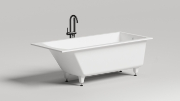 Ванна из искусственного камня Salini Cascata 170x75 104123M белая матовая встраиваемая Ванна из искусственного камня Salini Cascata 170x75 104123M белая матовая встраиваемая