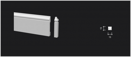 Комплектующий элемент Decor-Dizayn DD005/U5 для плинтуса - конверт в стену вправо Комплектующий элемент Decor-Dizayn DD005/U5 для плинтуса - конверт в стену вправо