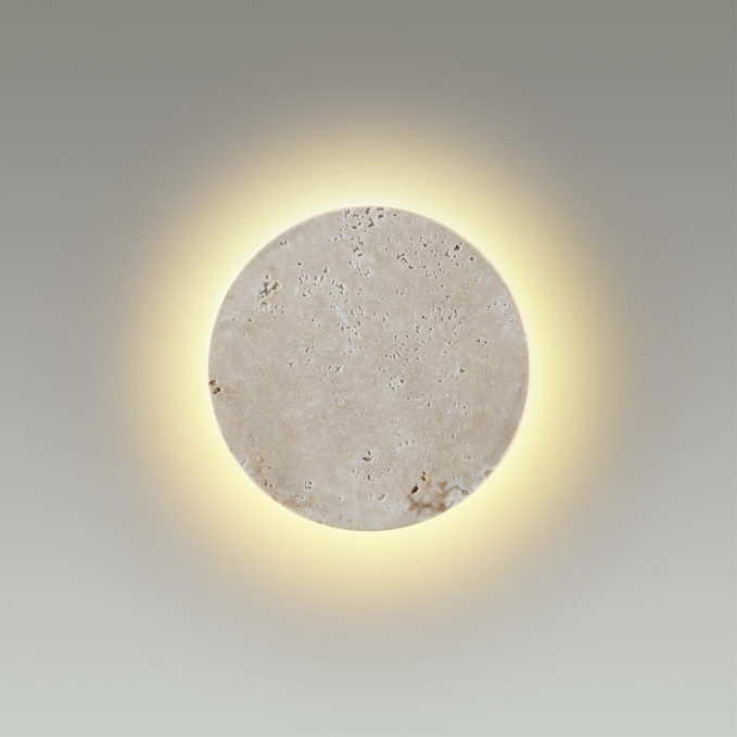Настенный светильник IP20 LED 6W 3000K 220V TRAVERTINO HIGHTECH ODL24 177 ODEON LIGHT 6625/5WL, фото на цветном фоне 1