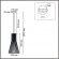 Подвес E27 60W 220V GERDA ECO LN26 323 LUMION 8384/1A, схема товара