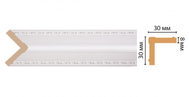 Угол Decomaster 116-115 ДМ, 30x30x2400 мм Угол Decomaster 116-115 ДМ, 30x30x2400 мм