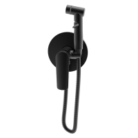 Смеситель гигиенический Esko Lagos Black SMHLGB черный матовый встраиваемый