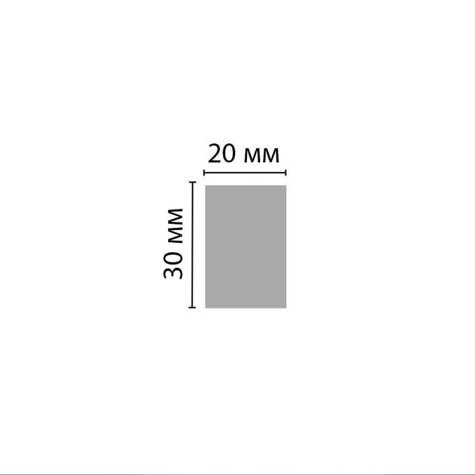 Молдинг Decomaster D048-112G ДМ, 20x30x2900 мм Молдинг Decomaster D048-112G ДМ, 20x30x2900 мм