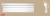 Молдинг гладкий Decomaster A029, 93x27x2000 мм