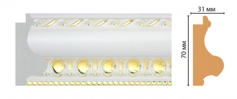 Багет Decomaster FM24-1, 70x31x2850 мм Багет Decomaster FM24-1, 70x31x2850 мм