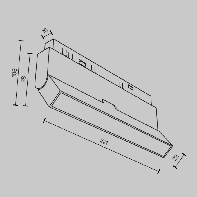 Трековый светильник Базис угловой / Basis Angle Exility 4000K 24Вт 120°, TR102-24W4K-W, изображение 7 Трековый светильник Базис угловой / Basis Angle Exility 4000K 24Вт 120°, TR102-24W4K-W, изображение 7