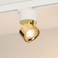Светильник SP-PLURIO-TRACK-4TR-R77-9W Warm3000 (WH-BRS, 36 deg, 230V), Arlight, 038114 Светильник SP-PLURIO-TRACK-4TR-R77-9W Warm3000 (WH-BRS, 36 deg, 230V), Arlight, 038114