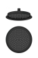 Верхний душ Wonzon & Woghand WW-88DP05-MB черный матовый Верхний душ Wonzon & Woghand WW-88DP05-MB черный матовый