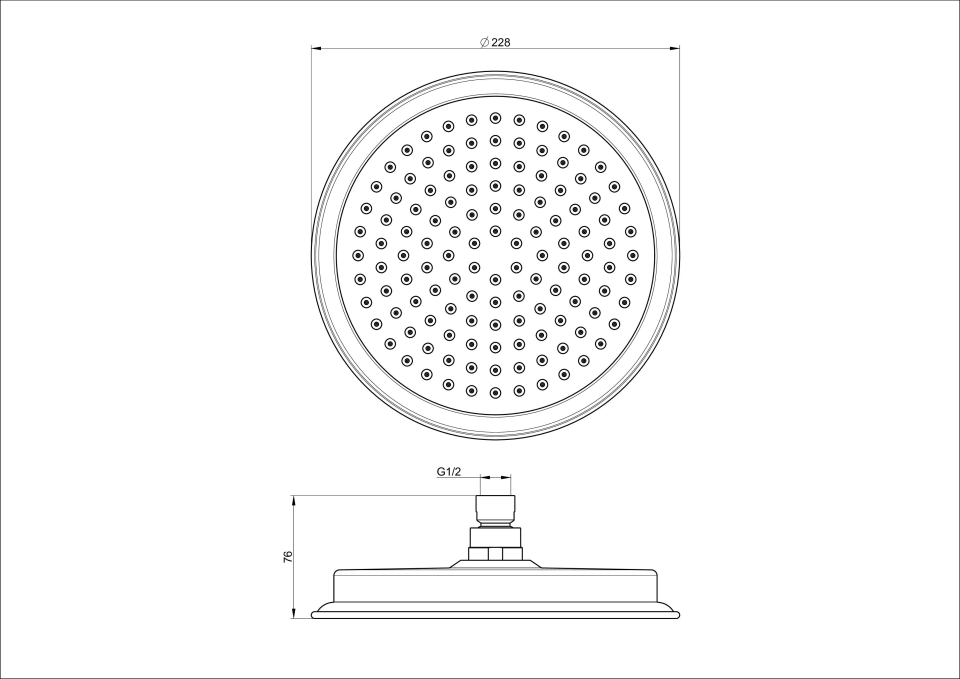 Верхний душ Wonzon & Woghand WW-88DP05-MB черный матовый Верхний душ Wonzon & Woghand WW-88DP05-MB черный матовый