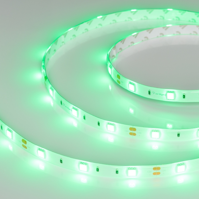 Светодиодная лента RTW 2-5000SE 12V Green (5060, 150 LED, LUX), Arlight, 016508, изображение 2 Светодиодная лента RTW 2-5000SE 12V Green (5060, 150 LED, LUX), Arlight, 016508, изображение 2