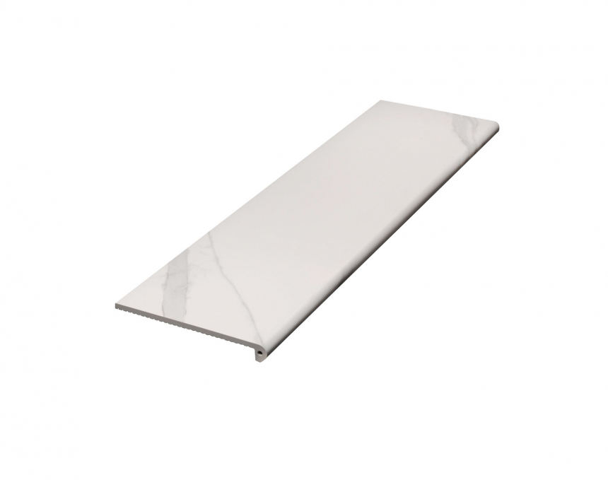 Ступень фронтальная Exagres Silk Peldano Ml Statuario Calipso Matt 33x120