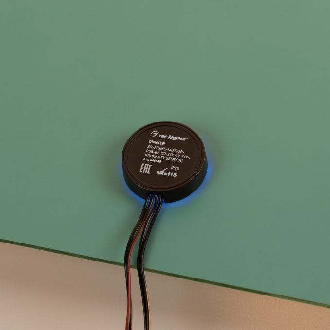 Диммер SR-PRIME-MIRROR-R35-BK (12-24V, 48-96W, PROXIMITY SENSOR), Arlight, 046145, изображение 7 Диммер SR-PRIME-MIRROR-R35-BK (12-24V, 48-96W, PROXIMITY SENSOR), Arlight, 046145, изображение 7