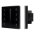 Панель Sens SMART-P17-DIM Black (230V, 4 зоны, 2.4G), Arlight, 028129