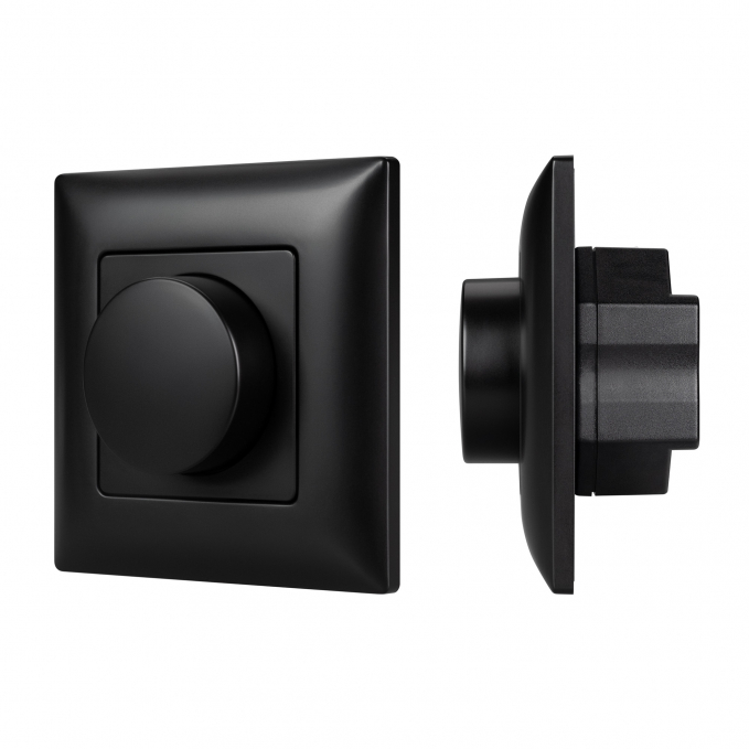 INTELLIGENT ARLIGHT Роторная панель SMART-TRIAC-601-32-DIM-IN Black (230V, 1.5A, 2.4G), Arlight, 054201, изображение 1 INTELLIGENT ARLIGHT Роторная панель SMART-TRIAC-601-32-DIM-IN Black (230V, 1.5A, 2.4G), Arlight, 054201, изображение 1