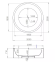 Ванна из литьевого камня Salini Isola 200x200 101111M белая матовая отдельно стоящая