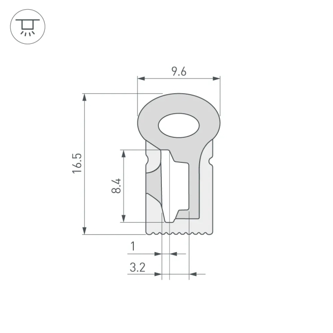 Силиконовый профиль WPH-FLEX-0817-SIDE-S8-20m WHITE, Arlight, 041088, изображение 2 Силиконовый профиль WPH-FLEX-0817-SIDE-S8-20m WHITE, Arlight, 041088, изображение 2