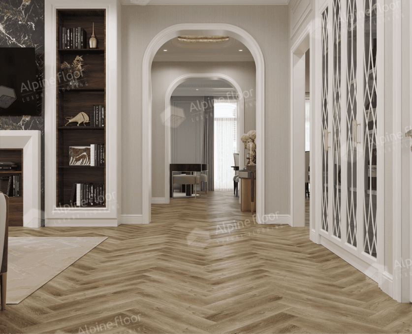 Каменный ламинат SPC Alpine Floor Parquet Light Дуб Целата, ЕСО 13-35 MC