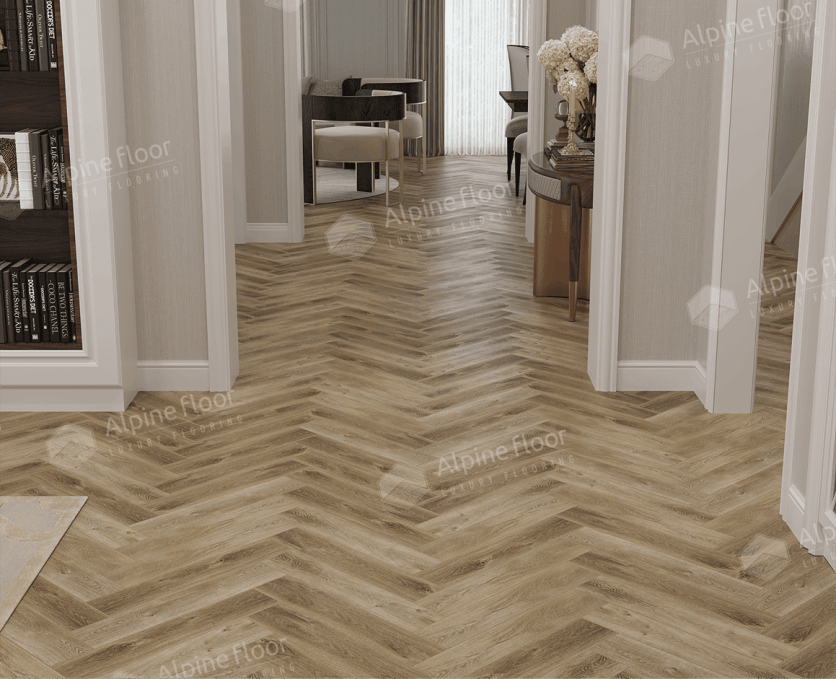 Каменный ламинат SPC Alpine Floor Parquet Light Дуб Целата, ЕСО 13-35 MC