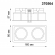 Встраиваемый светильник IP20 GU10 2*50W 220-240V CLOUD SPOT NT19 578 NOVOTECH 370564, схема товара Встраиваемый светильник IP20 GU10 2*50W 220-240V CLOUD SPOT NT19 578 NOVOTECH 370564, схема товара