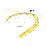 Светодиодная лента герметичная MOONLIGHT-TOP-U-A156-13x12mm 24V Day4000 (11 W/m, IP67, 5m, wire x2), Arlight, 042778