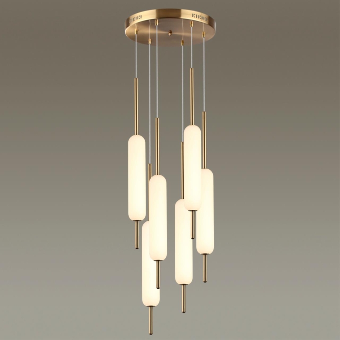 Подвес LED 72W REEDS PENDANT ODL21 403 ODEON LIGHT 4794/72L, фото на цветном фоне 1 Подвес LED 72W REEDS PENDANT ODL21 403 ODEON LIGHT 4794/72L, фото на цветном фоне 1