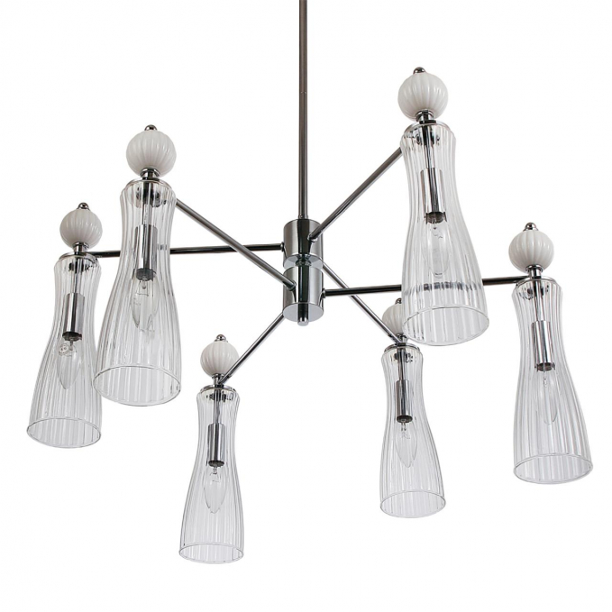 Люстра Е14 6*40W 220V EMILY NEOCLASSI LN26 160 LUMION 8268/6, фото на цветном фоне 1 Люстра Е14 6*40W 220V EMILY NEOCLASSI LN26 160 LUMION 8268/6, фото на цветном фоне 1