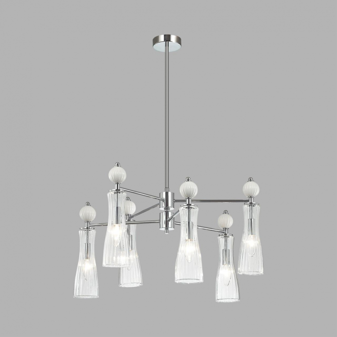 Люстра Е14 6*40W 220V EMILY NEOCLASSI LN26 160 LUMION 8268/6, фото на цветном фоне 2 Люстра Е14 6*40W 220V EMILY NEOCLASSI LN26 160 LUMION 8268/6, фото на цветном фоне 2