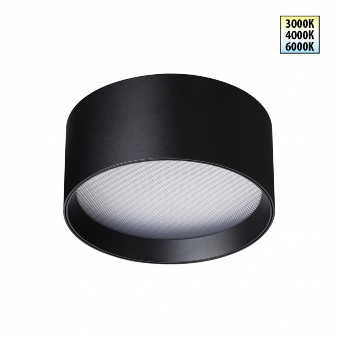 Светильник накладной светодиодный с переключ. цв. температуры IP20 LED 18W 220-240V 3000К/4000К/6000К ORBIS OVER NT25 392 NOVOTECH 359597, изображение 1