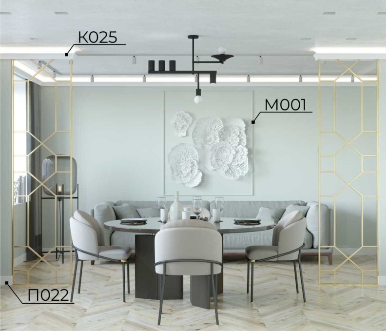 Плинтус Cosca Decor PX022, 100х22x2000 мм, Экополимер Плинтус Cosca Decor PX022, 100х22x2000 мм, Экополимер