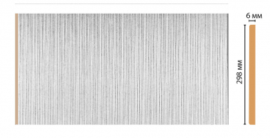 Декоративная панель Decomaster G30-19, 298x4x2400 мм