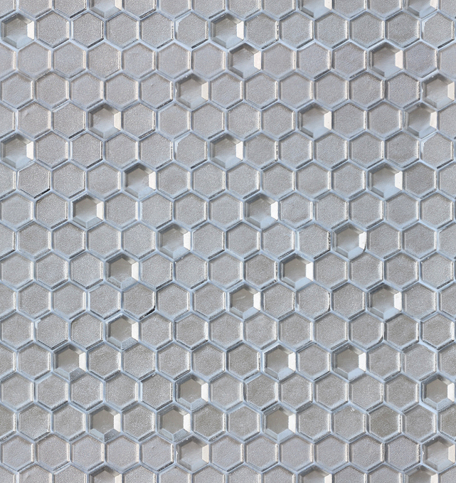 Мозаика Caramelle (LeeDo) Alchimia Argento Grani Hexagon 13x23 30x30 Мозаика Caramelle (LeeDo) Alchimia Argento Grani Hexagon 13x23 30x30