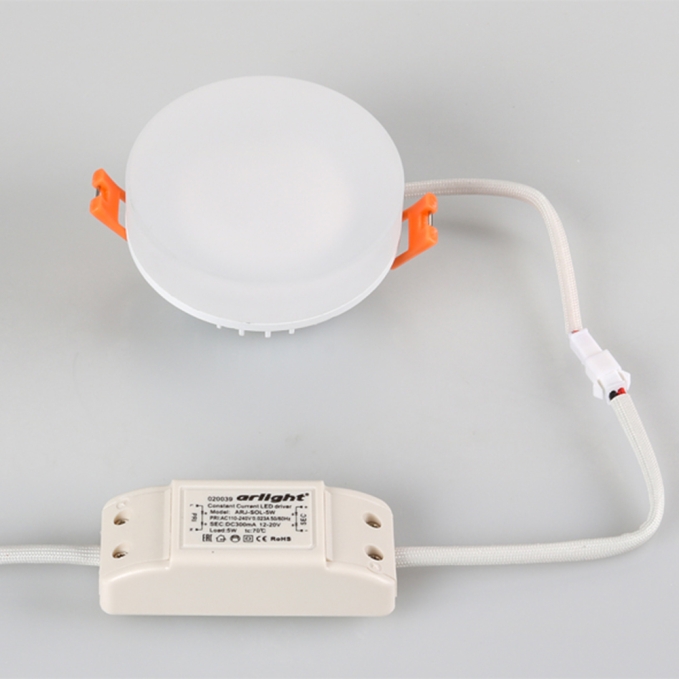 Светильник LTD-80R-Opal-Roll 5W Warm White, Arlight, 020809, изображение 6 Светильник LTD-80R-Opal-Roll 5W Warm White, Arlight, 020809, изображение 6