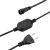 Шнур питания ARD-ICICLE-CLASSIC-1.5M Black (230V, 1.6A), Arlight, 044774